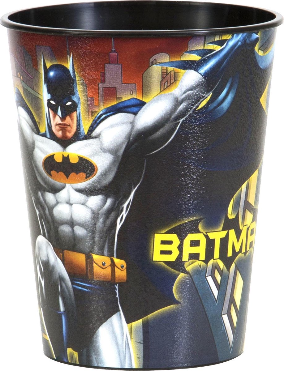 UNIQUE - Plastic Batman beker - Decoratie > Bekers, glazen en bidons